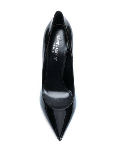 Shop Saint Laurent Opyum 110 Pumps In Black