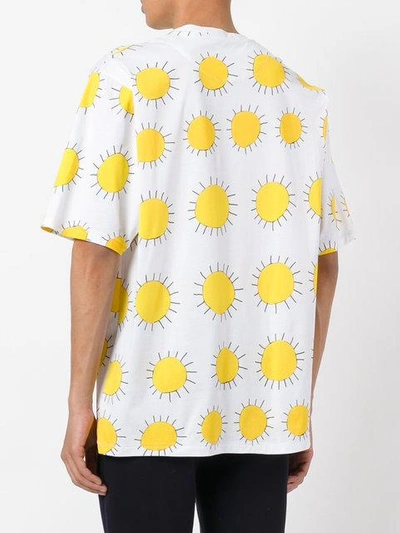 Shop Christopher Kane Oversize All Over Printed Sun T In White