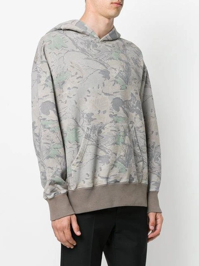 Shop Yeezy - Printed Hooded Sweatshirt
