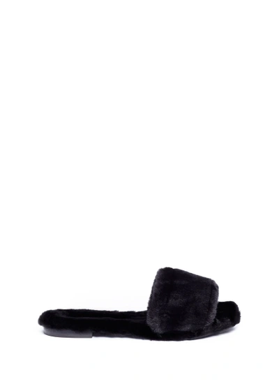 Avec Modération 'kitzbuhel' Faux Fur Slippers