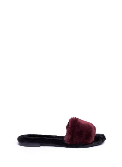 Avec Modération 'kitzbuhel' Faux Fur Slippers