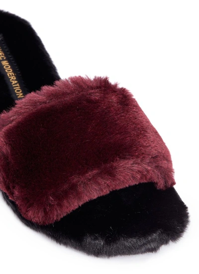 Shop Avec Modération 'kitzbuhel' Faux Fur Slippers