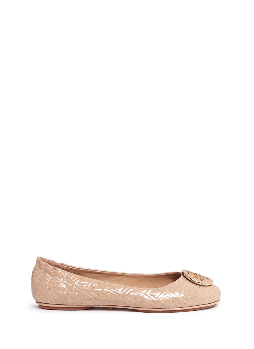 tory burch patent flats