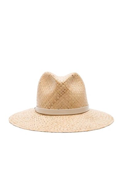 Shop Rag & Bone Raffia Wide Brim Hat In Tan