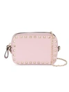 Valentino Garavani Mini Bag Rockstud Leather Crossbody Bag With Studs In Pink