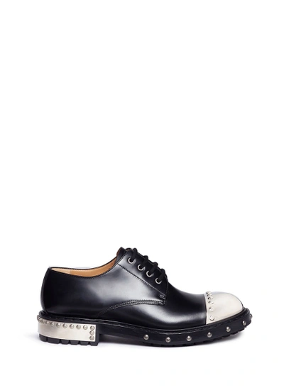 Alexander McQueen Hobnail Derby Shoes Alexander McQueen Hobnail Derby Shoes - Leather - Black - EU  main image 4