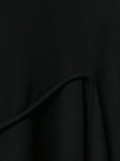 Shop Jw Anderson Asymmetric Skirt In Black