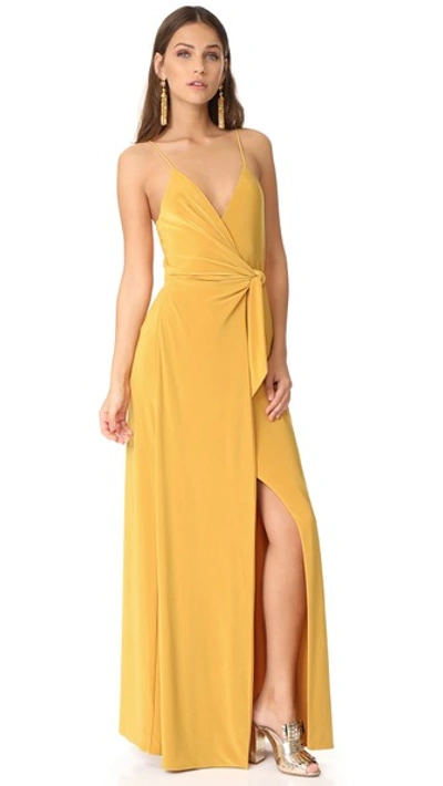 Misa Veronika Dress In Mustard