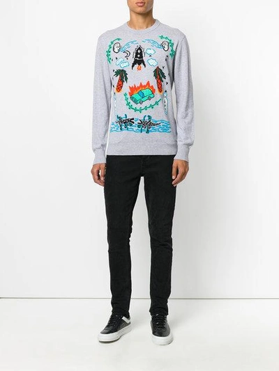 Shop Diesel Illustrated Graphic Sweater