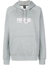NIKE SB printed hooded sweatshirt,机洗