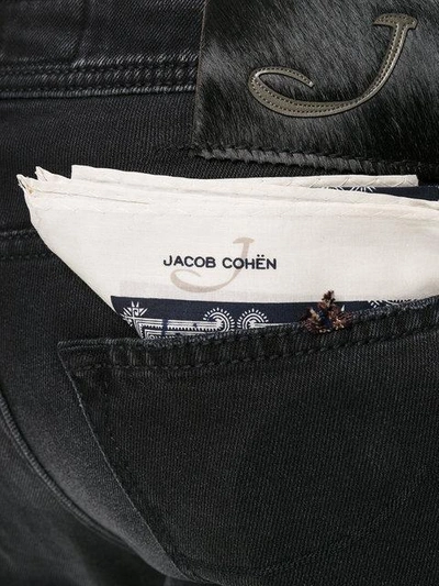 Shop Jacob Cohen Comfort Denim Jeans - Blue