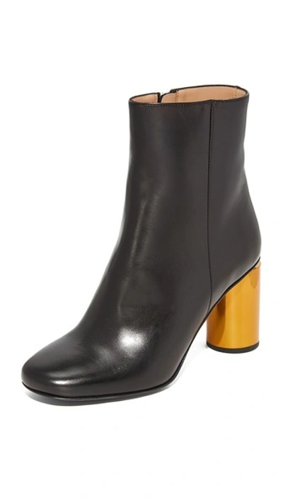 Shop Acne Studios Allis Booties In Black/camel