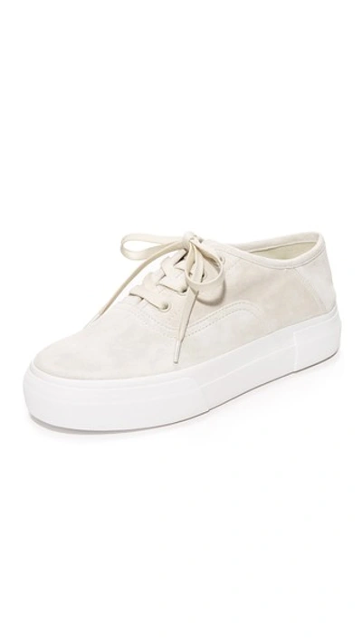 Vince Copley Platform Trainers In White