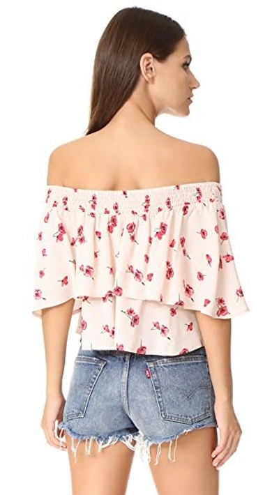 Shop Flynn Skye Athens Top In Rose Pedal