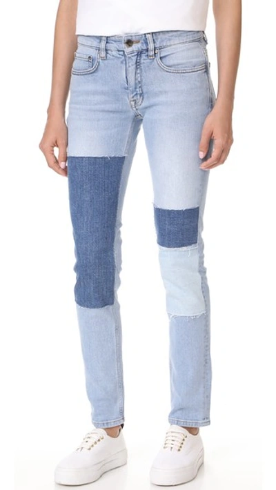 Shop Victoria Victoria Beckham Alt Jeans In Bay Patch