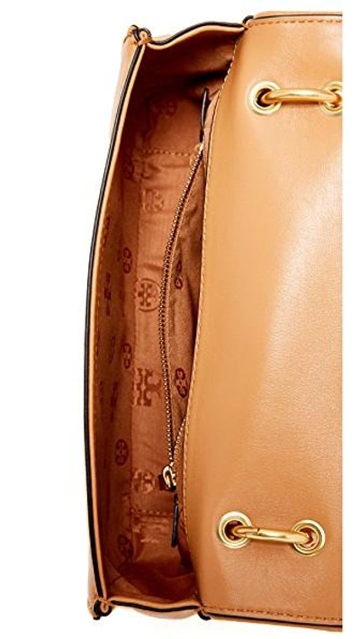 Shop Tory Burch Alexa Shoulder Bag In Warm Tan