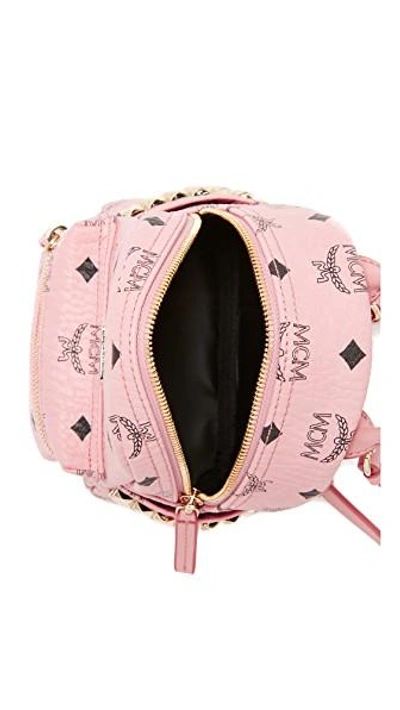 Shop Mcm Mini Stark Backpack In Soft Pink