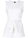 THEORY sleeveless belted top,H050452212166226