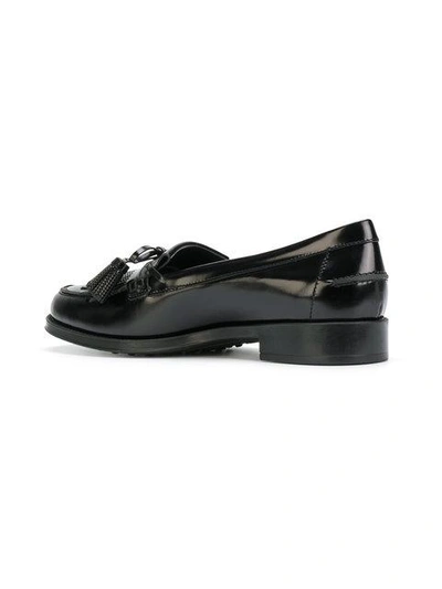 Shop Tod's Tassel Fringe Loafers