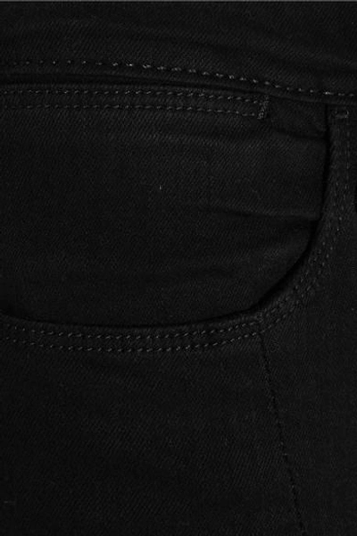 Shop Frame Le High Skinny Jeans In Black