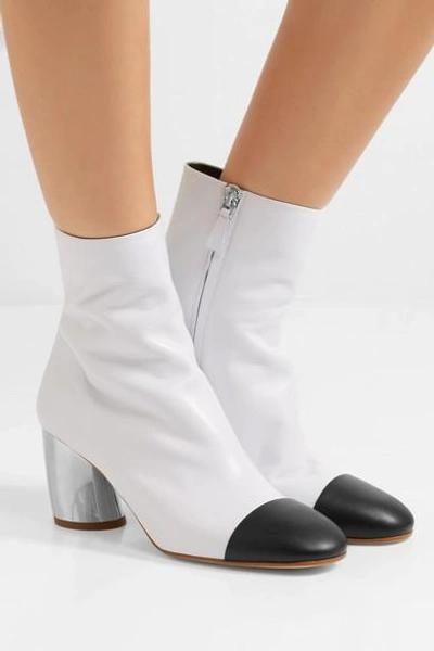 Shop Proenza Schouler Two-tone Leather Boots