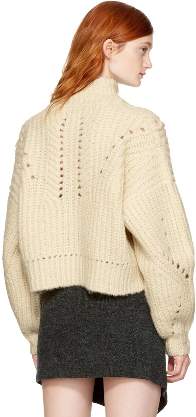 Shop Isabel Marant Ecru Farren Turtleneck In 23ec Ecru