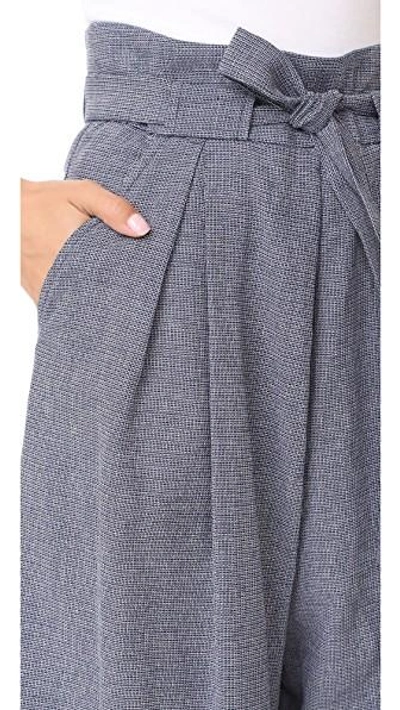 Shop Loup Suki Pants In Indigo Chambray