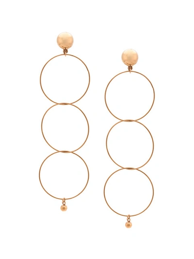 Shop Stella Mccartney Hoop Detail Earrings