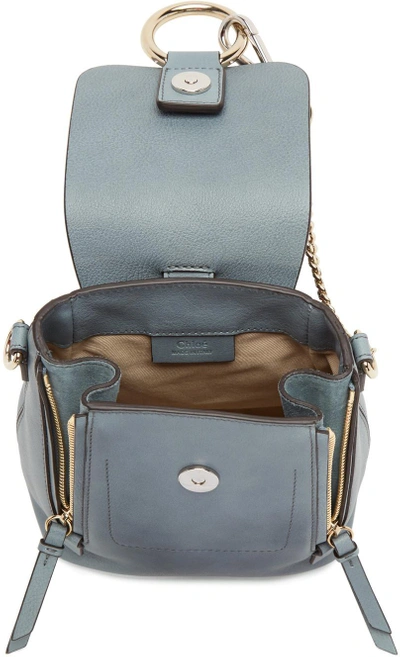 Shop Chloé Blue Mini Faye Backpack