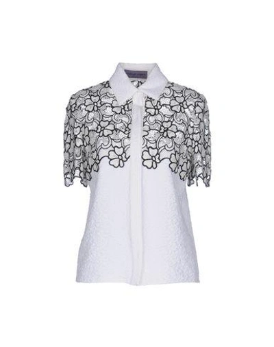 Shop Emanuel Ungaro Lace Shirts & Blouses In White