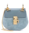 CHLOÉ Drew Mini leather and suede shoulder bag