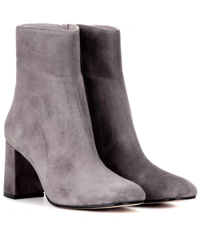 Maryam Nassir Zadeh Agnes Suede Ankle Boots In Grey