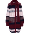 CHLOÉ Wool, mohair and cashmere-blend cardigan