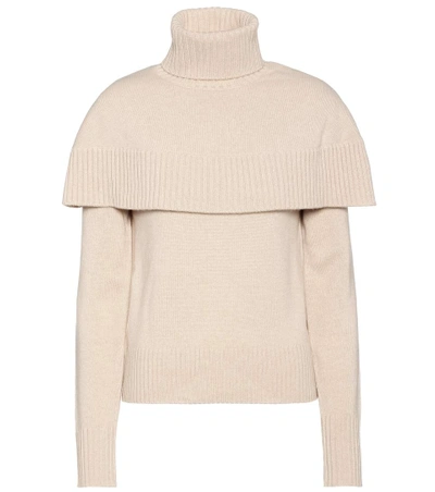 Chloé Cashmere Turtleneck In Sweet Ivory
