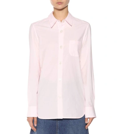 Shop Acne Studios Buse Cotton Shirt In Pink