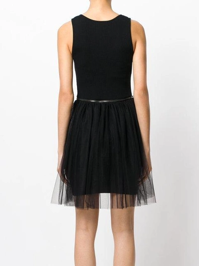 Shop Moschino - Tulle Back Sleeveless Dress