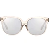 LINDA FARROW OVERSIZED SUNGLASSES,P00271652