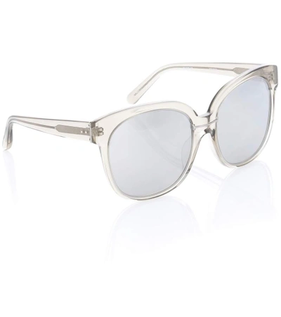 Shop Linda Farrow Oversized Sunglasses In Grey