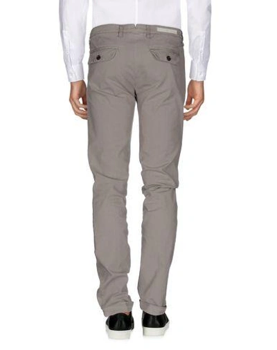 Shop Eleventy Casual Pants In Light Grey