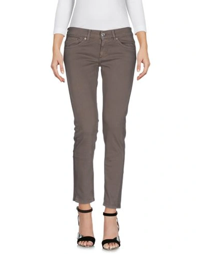 Dondup Denim Pants In Grey