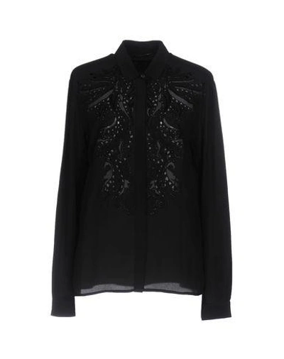 Shop Roberto Cavalli Silk Shirts & Blouses In Black