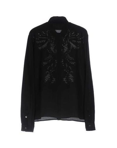 Shop Roberto Cavalli Silk Shirts & Blouses In Black