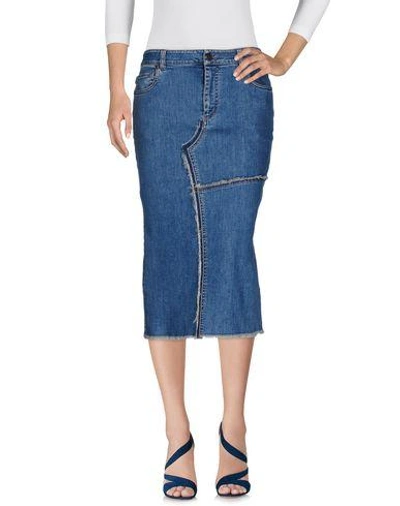 Shop Tom Ford Denim Skirts In Blue