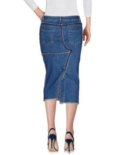 Shop Tom Ford Denim Skirts In Blue