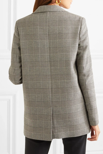 Shop Stella Mccartney Milly Prince Of Wales Checked Wool-blend Blazer