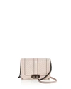 REBECCA MINKOFF CHEVRON QUILTED LOVE LEATHER CROSSBODY,HSP7GLVX45