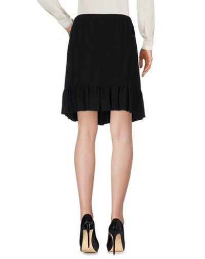 Shop Red Valentino Knee Length Skirts In Black