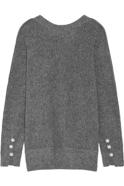 Shop 3.1 Phillip Lim / フィリップ リム Oversized Faux Pearl-embellished Knitted Sweater