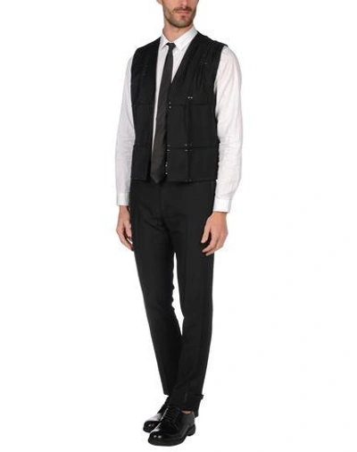 Shop Maison Margiela Suit Vest In Black