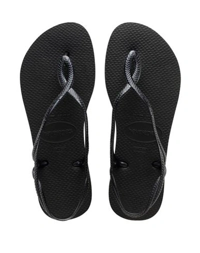 Havaianas Toe Strap Sandals In Grey